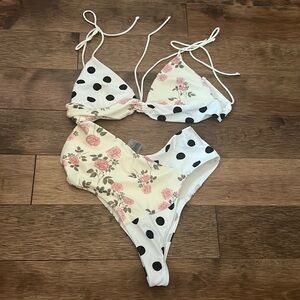 For love & lemons size M one piece bathing suit